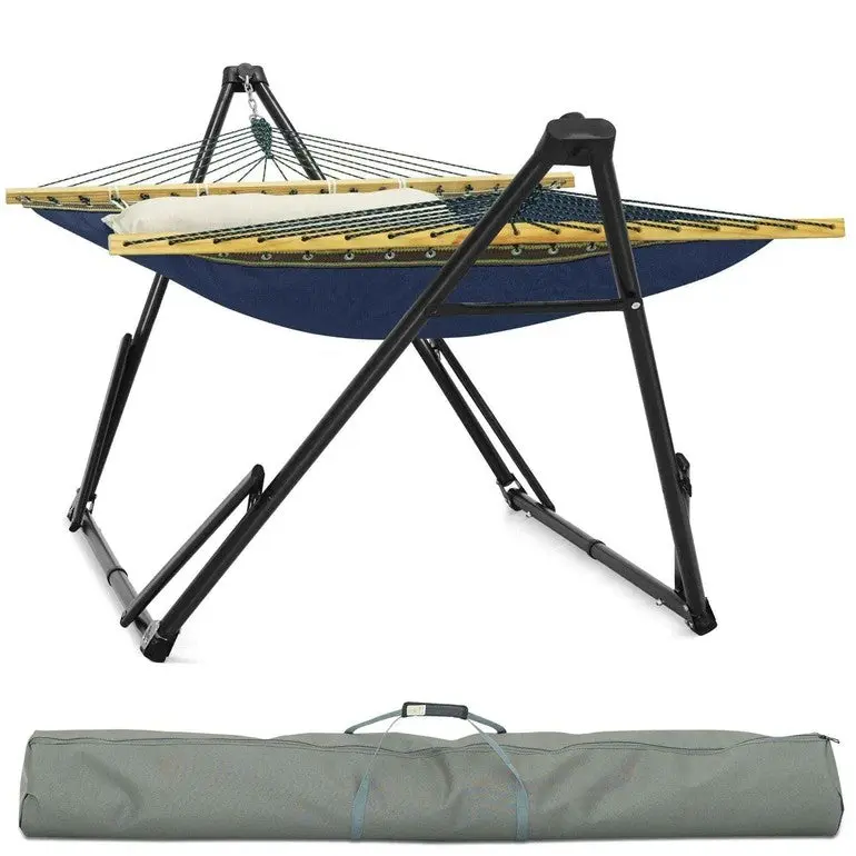 Tranquillo Unity Adjustable Hammock Stand, Portable Foldable Ergonomic Durable Outdoor Patio Swing Support for Relaxation, Steel Frame