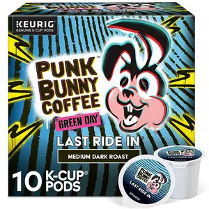Punk Bunny Coffee Last Ride In Coffee - Medium Roast Coffee - Keurig K-Cup Pods