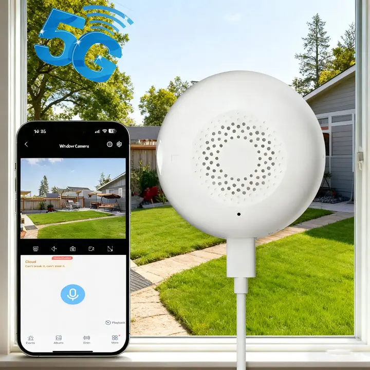 [SummerWins] 2K Wireless Security Camera Indoor - Full Color Night Vision, AI Person Detection, 24/7 Recording, 2.4/5GHz WiFi, Quick Installation