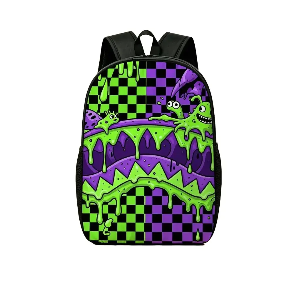 Large Durable Unisex Backpack - Adjustable Shoulder Strap, Smooth Zipper, Lightweight 2D Flat Style Book Bags for School, Daily Use, Backpacks For School, College