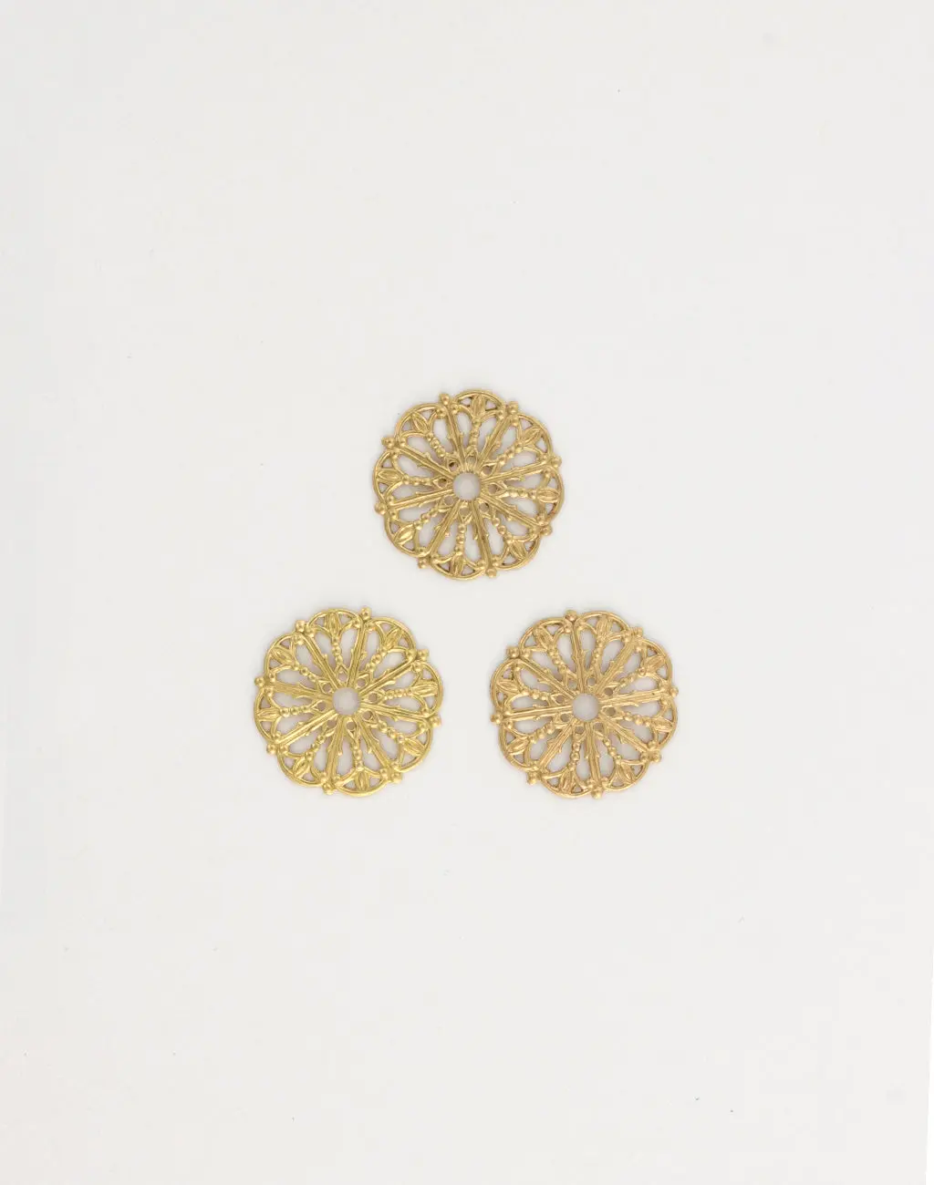Medallion Filigree, 18mm, (3pcs)