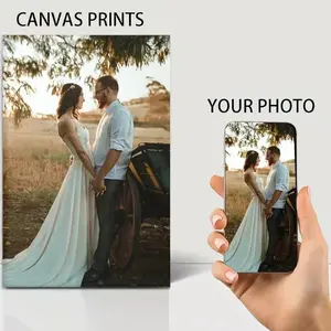 Custom Photo Canvas Painting Frame - Personalized Canvas Wall Art Transform Your Photos into Stunning Framed Wall Art, Digital Printed Photos on Canvas, Perfect for Home Decoration Gifts and Souvenirs