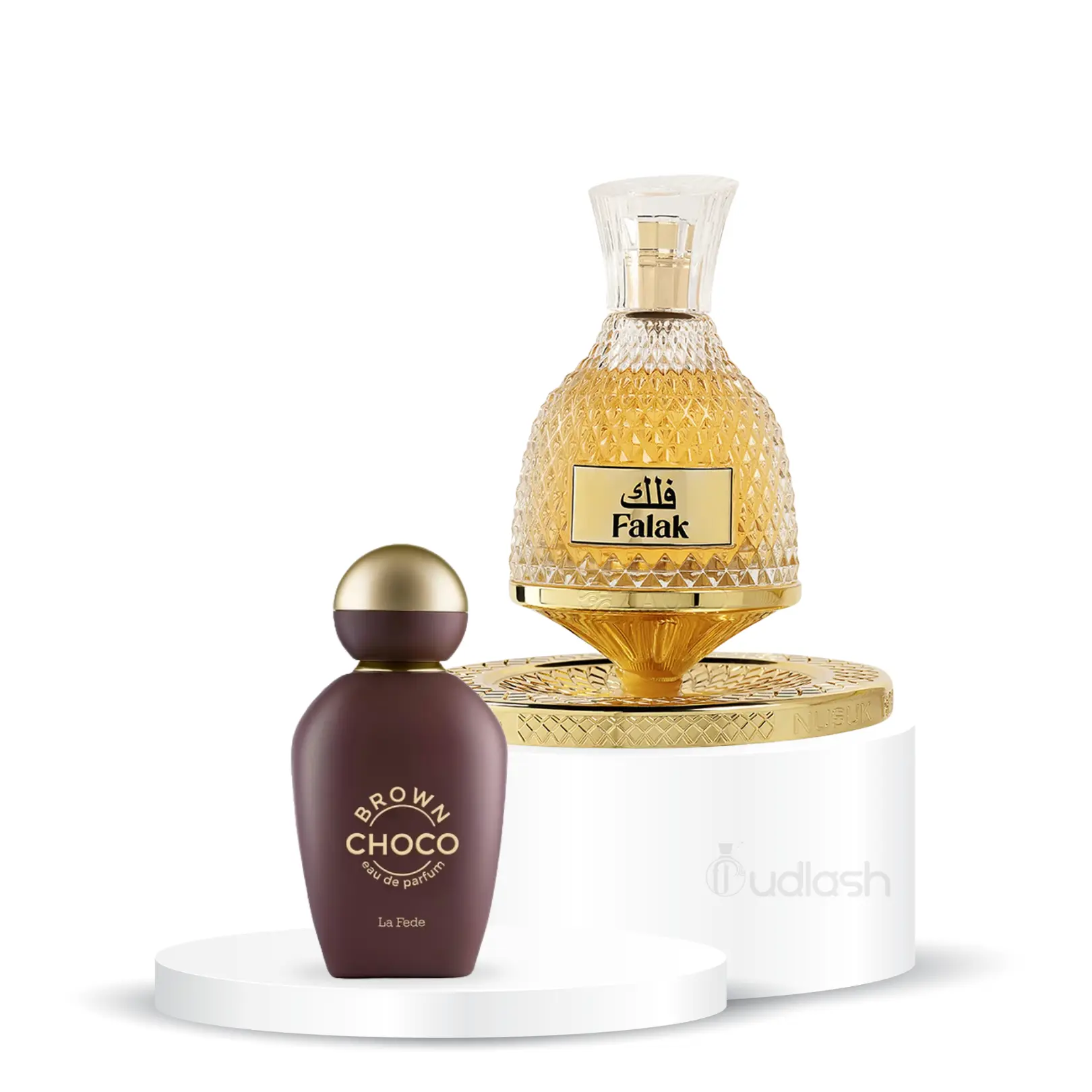 KHADLAJ Nusuk Falak + Brown Choco | Unisex Fragrance | 100ML - 3.4Oz | Eau De Parfum | Hazelnut- Chocolate, and Vanilla
