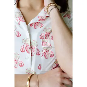 Alpha Chi Omega Satin Pajama Shorts Set Women, AXO Sorority Lounge Outfit, Greek Style Sleepwear, Cute Soft Cozy Nightwear Gift Idea