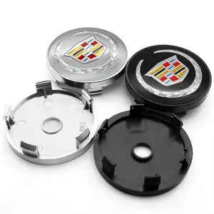 4PCS 60mm Car Wheel Center Hub Cap Badge Sticker Car Decals Styling Accessories For Cadillac Escalade CTS ATS XTS CT4 CT5 XT5 XT4 XT6 CT6 SLS SRX BLS STS DTS Deville