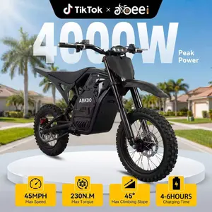 4000W Peak Electric Bicycle 40 Miles Range with Front Suspension 48V 23AH Battery 14" Inch Tires 45 MPH Speed  for Snow Mountain Road Riding Equipped with headlights and safety warning lights. ebike