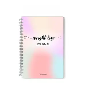 Weight Loss Journal by Templatables, Systematic Weight Management, Healthy Habits Tracker, Practical Tool for Health Goals