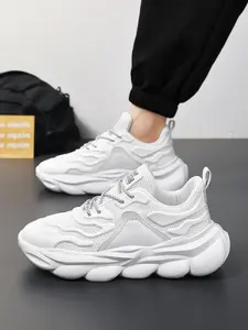 Men's Air-Cushioned Breathable Running Shoes | Lightweight Mesh Sneakers | Versatile Platform Design