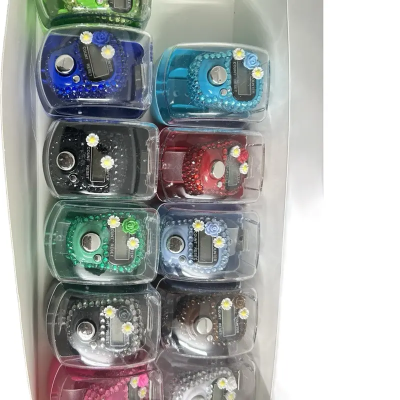 Fancy Tasbih Counter - Colorful Beaded Prayer Counter for Daily Counting and Tracking