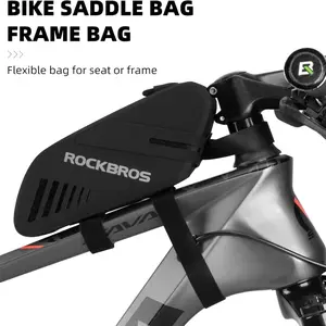 ROCKBROS Bike Bag Waterproof 0.6L Seat Frame Top Tube Bag
