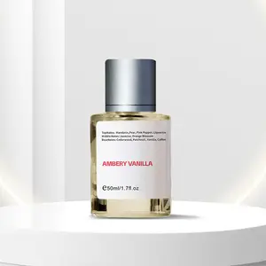 Amber Vanilla Fragrance Spray 50ML Alcohol-Free, Amber Vanilla Scent, Large Capacity Everyday Use, Perfect for Dates & Birthday Gifts