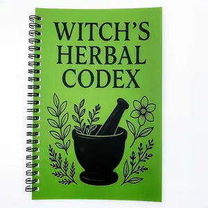Witch's Herbal Code Book, Essential Witchcraft Comprehensive Guide, Magical Practices, Practical Spells & Rituals, Perfect for Beginners & Advanced Practitioners