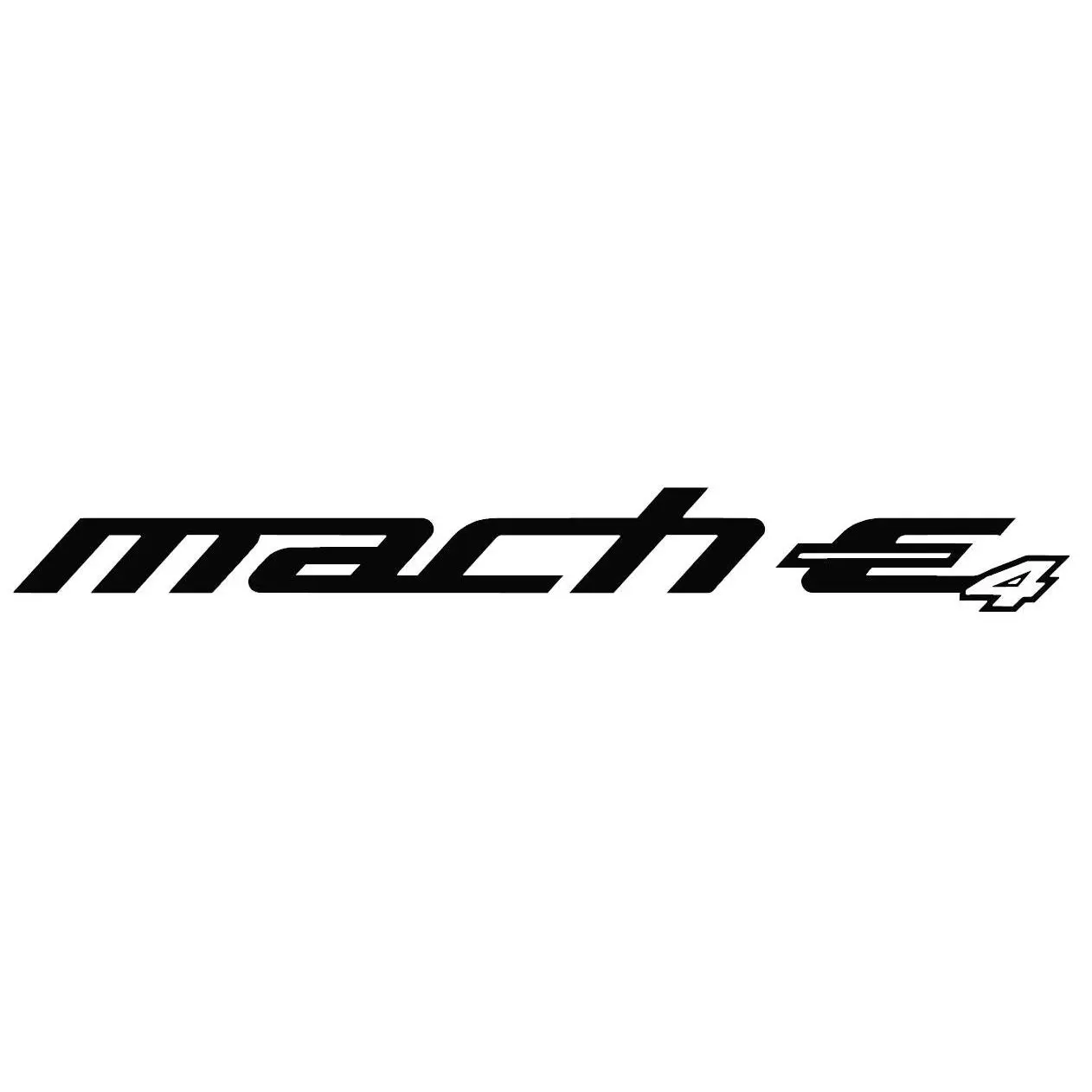 Ford Mustang Mach-E MachE MachE4 Electric EV Badge Logo Vinyl Decal / Sticker
