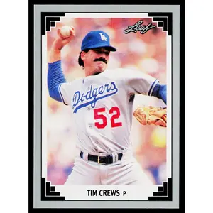 Tim Crews 1991 Leaf #141 Los Angeles Dodgers