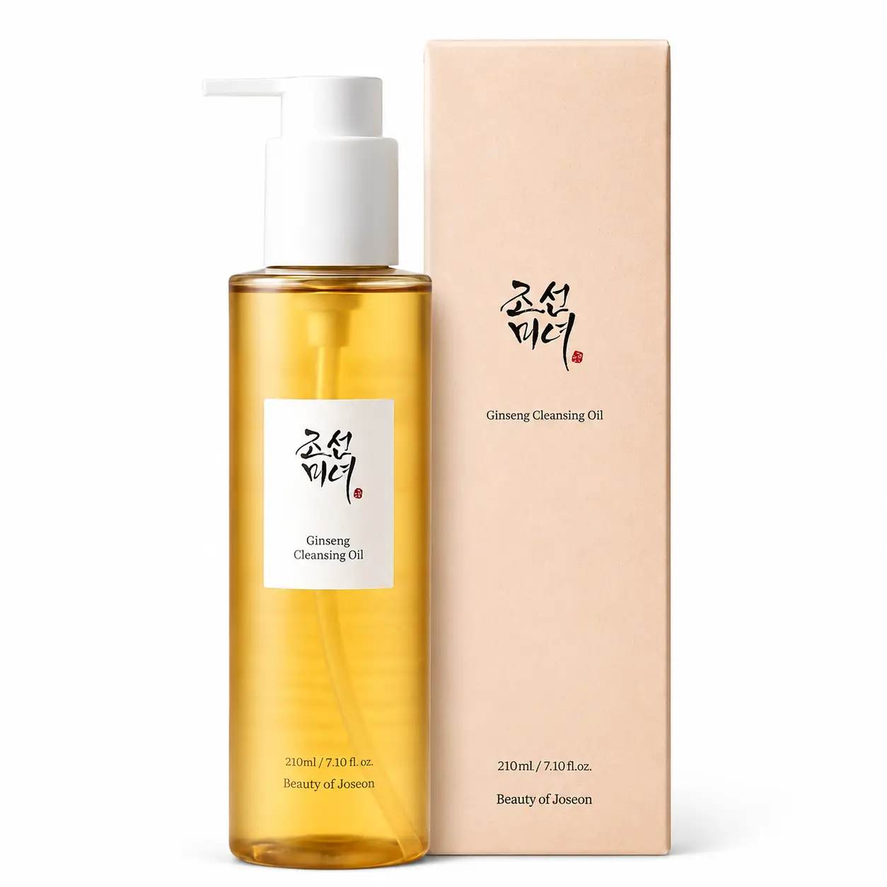 Beauty of Joseon Ginseng Cleansing Oil - Waterproof Makeup Remover for Sensitive, Acne-Prone Skin, 210ml Cleanser oil