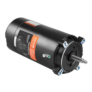 VEVOR 1.5 HP Pool Pump Motor,  56J Frame, 115V(13.6 Amps)/230V(6.8 Amps) 3450 RPM, 60Hz, 1.3 Service Factor, 90μF/250V Capacitor, CCW Rotation Round Flange Replacement Motor