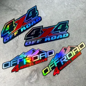 4X4 Off-road Vehicle Sticker, Car Truck Decal, Waterproof & Sunproof Outdoor Scratch Shielding Sticker for Ford F-150 F-250 F-350 Truck Trunk Window DIY Decorations