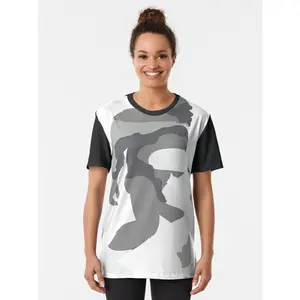 Bigfoot grey Camo Sasquatch Graphic T-Shirt