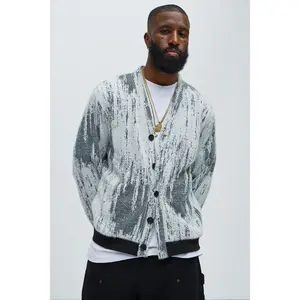 Livin' That Life Mohair Cardigan - Black/combo