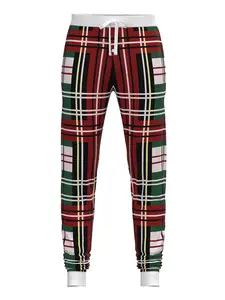 Christmas Bold Plaid Jogger Pants (Men's)
