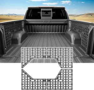 5.8FT Side Bed Molle Panel Compatible with 19-25 Silverado GMC Sierra Truck Panel System Replacement for 2019-2025 Chevy Silverado Accessories