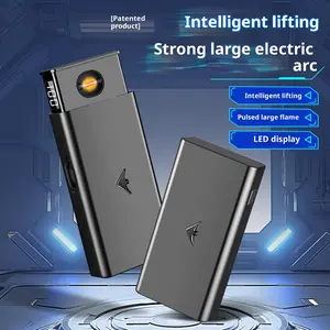 FOXLUME-Futuristic Intelligent Lifting Windproof,Low Temperature Resistant Lighter-Adjustable,Multi-functional,Long-lasting battery life, One-Button Charging,Home&Outdoor Picnics Helper-New Year&Valentine's Day 's Gift For Boyfriend  & Friends&Men