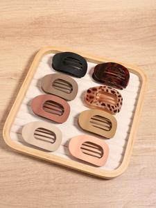 fashionable hair claw clips, flat claw clip, casual and versatile hair accessories for women, minimalist headwear suitable for thick hair, flatclawclip, super cute adjustable clips