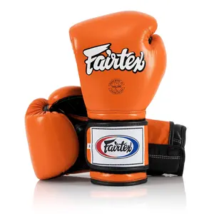 Fairtex BGV9 Mexican Style Orange Black Muay Thai Boxing Glove - Heavy Hitter
