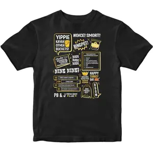 Women's Brooklyn 9-9 Funny Quote Short-Sleeve T-Shirt, B99 TV Series Digital Print Casual Tee, Unisex Round/Crew Neck Meme Fan Gift Comedy Top