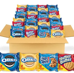 OREO Original, OREO Golden, CHIPS AHOY! & Nutter Butter Cookie Snacks Variety Pack, 56 Snack Packs (2 Cookies Per Pack)