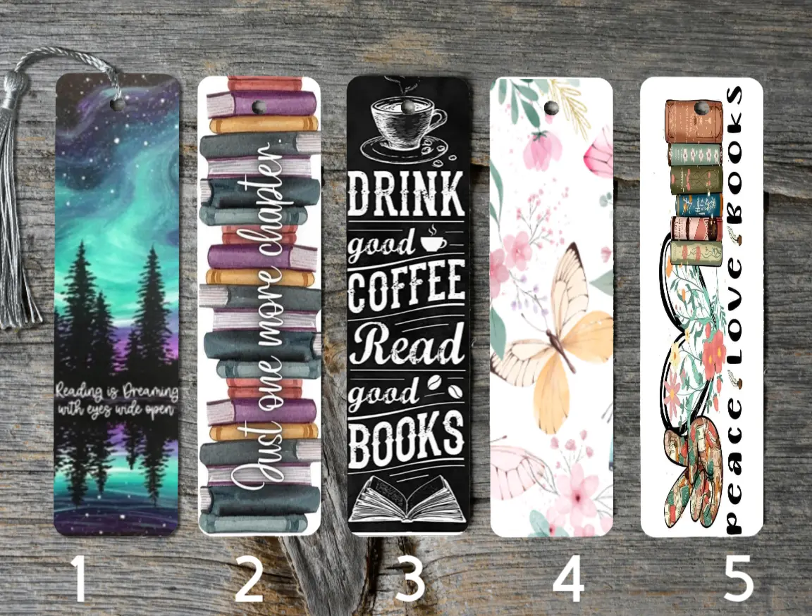 Book-Themed Metal Bookmarks with Unisex Tassel Decorations, Thoughtful Unique Gifts for Friends, Students, Coworkers, Teachers, Thoughtful Gift