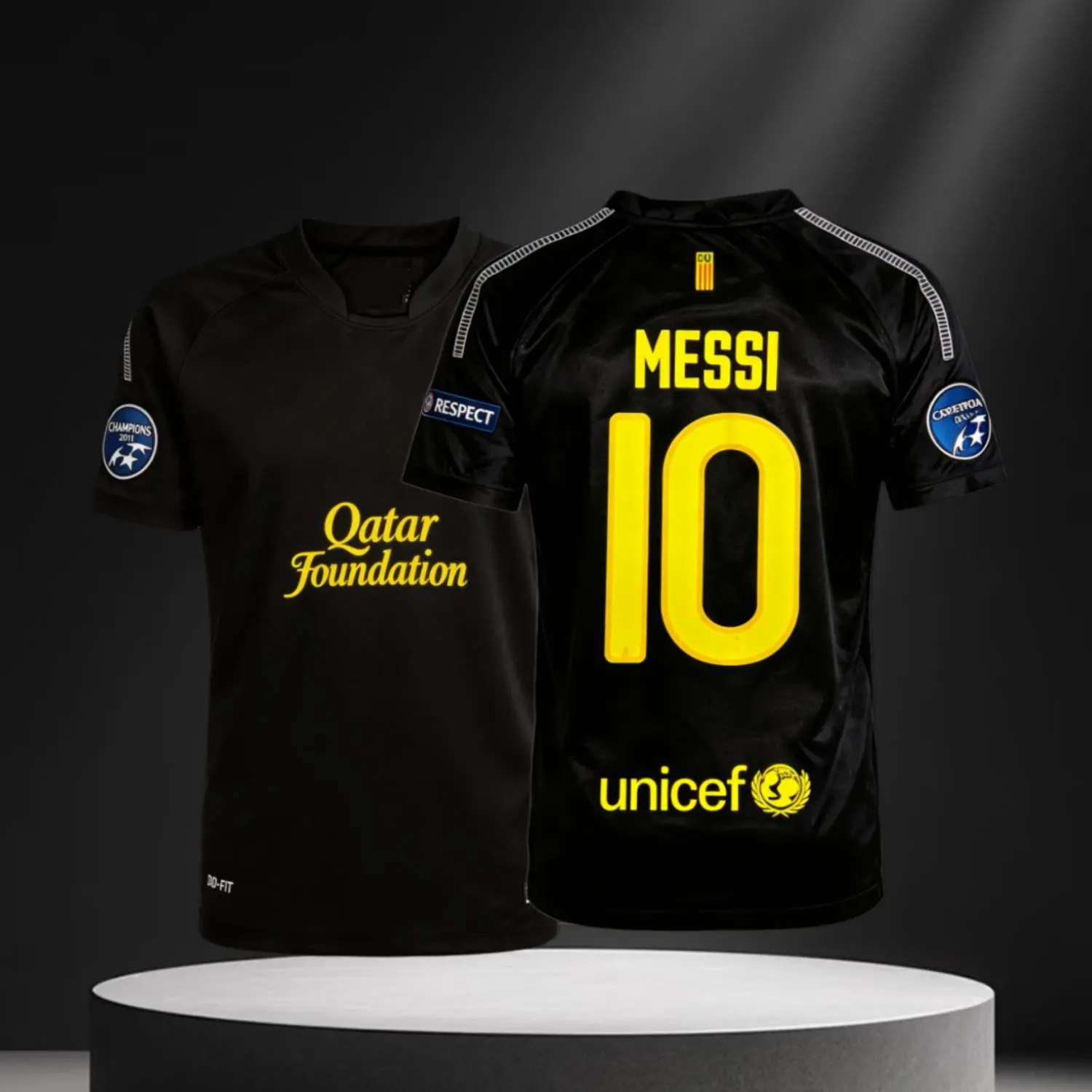 10 11 Home and Away Long and Short Sleeve Retro Jersey 10# Messi Fan Edition Soccer Jersey