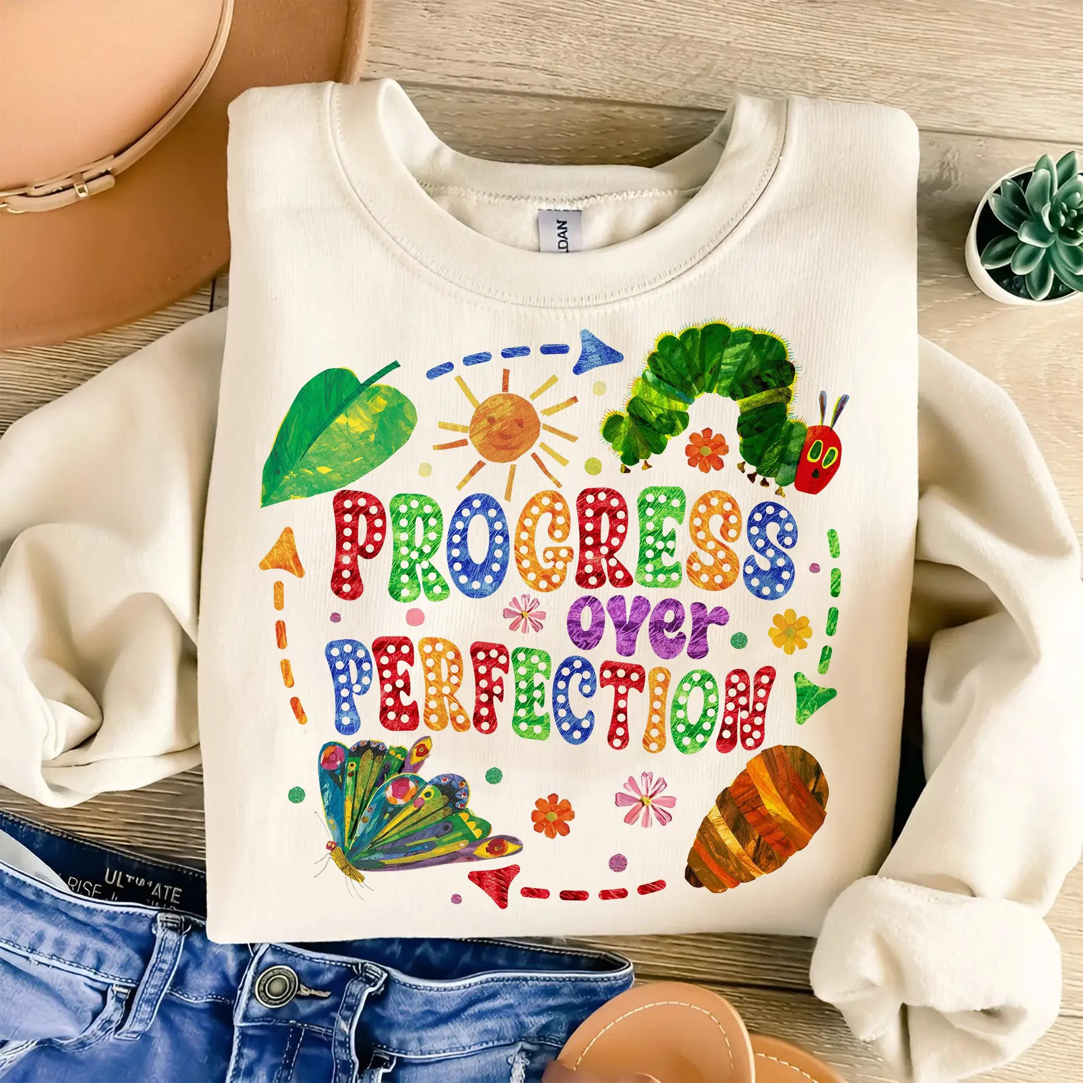Progress Over Perfection Teacher Shirt , Gift For Teacher, Back To School, Funny Teacher Gifts, Teacher Appreciation, Kindergarten