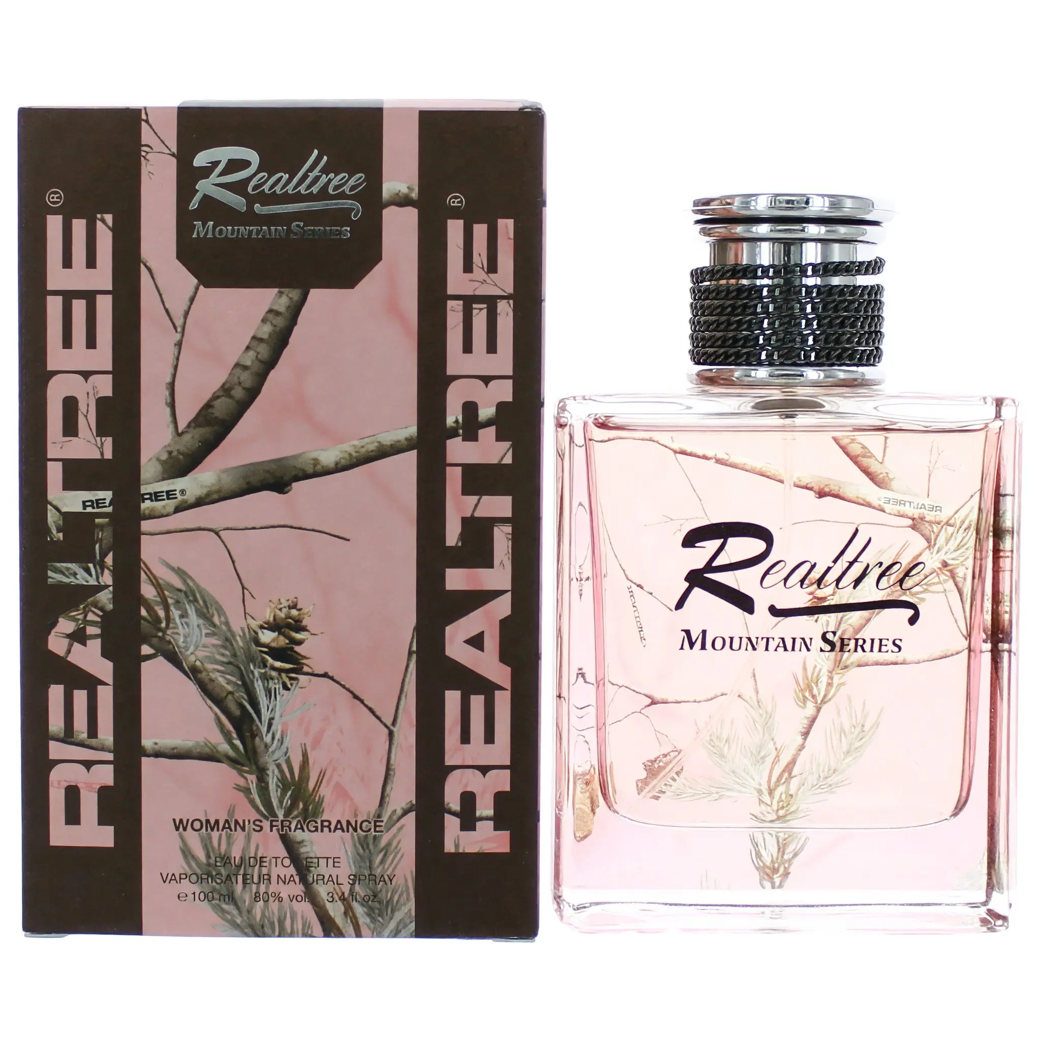 Realtree Mountain Series by Realtree, 3.4 oz EDT Spray for Women Fragrance Product Delightful Fragrance Captivating Fragrance Daily Scented Perfume