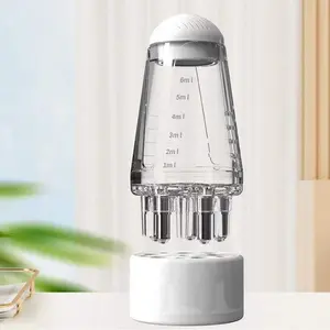 1-Piece scalp care set including scalp massage comb and mini portable liquid guide comb for scalp care