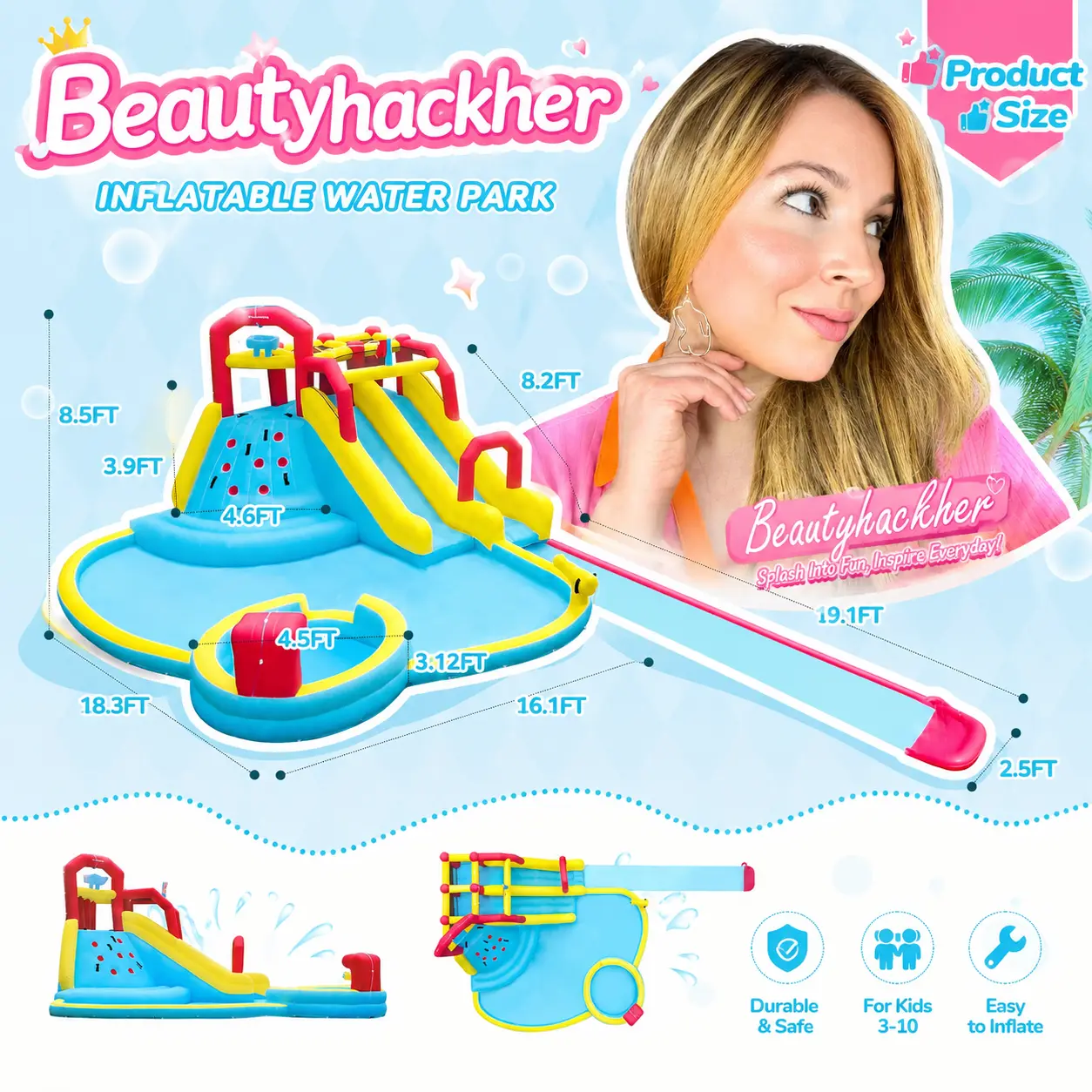 Style 2: 7 in 1 w/750W Blower＆bodyboard