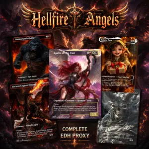 Hellfire Angels Complete Commander Deck Proxy  100 Cards | EDH Deck