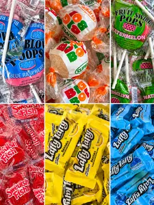 90's THROWBACK BODEGA CANDY- 1 LB Individually Wrapped Candy (Choose Flavor) | Laffy Taffy, Swedish Fish, Sour Patch Kids, Lollipops | Bulk Candy Sweet Gift Pack