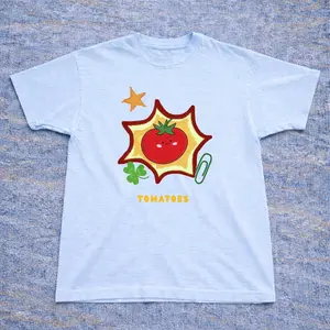 Tomato Graphic Baby Tee – Aesthetic Streetwear, Y2K Inspired Top