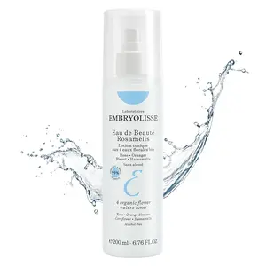 Embryolisse Eau de Beaute Rosamelis. Nourishing Floral Face Toner for All Skin Types, With Organic Flower Waters, 6.76 fl.oz.