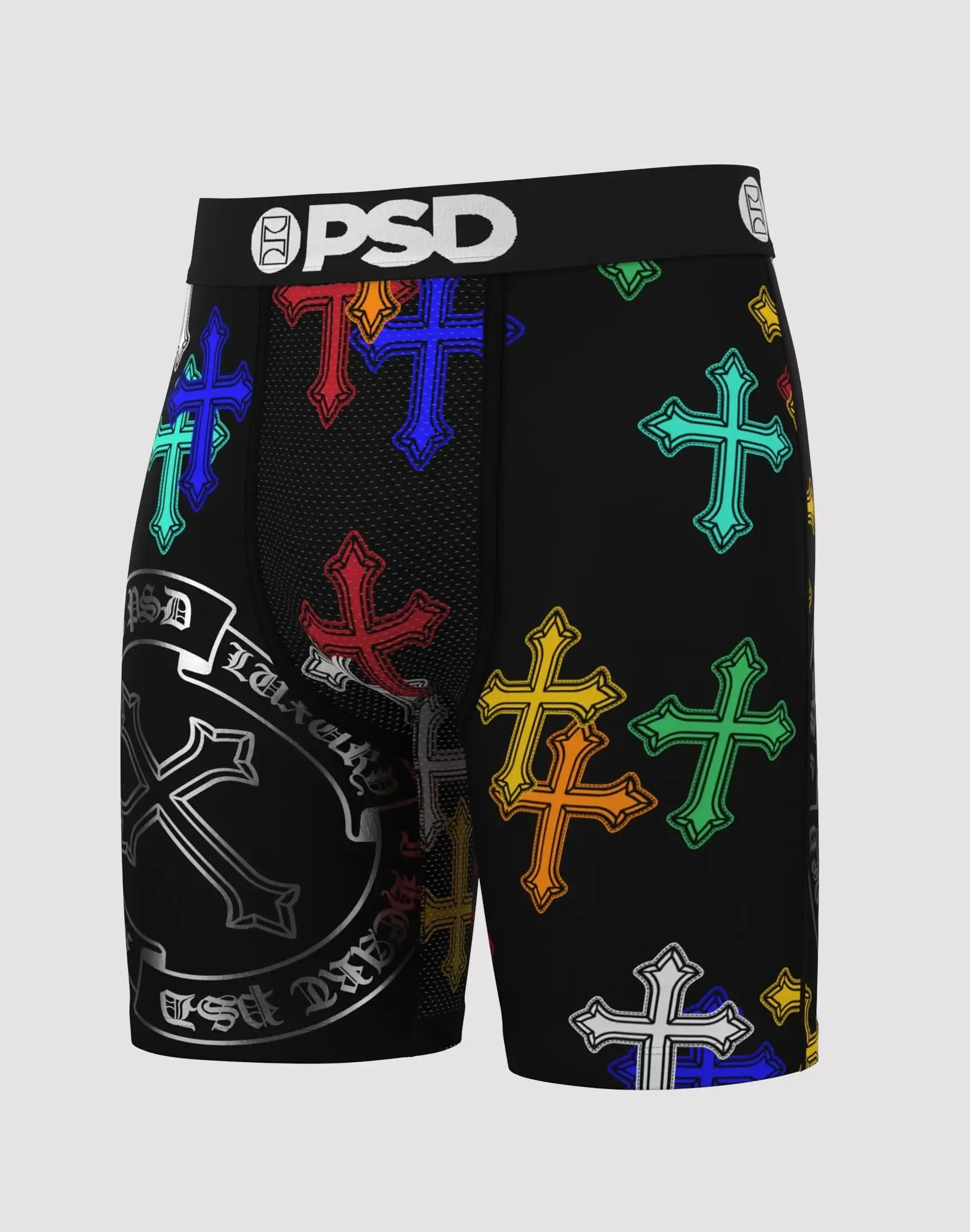 Mens Psd Underwear Steel Hearts Boxer Briefs