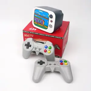 H7 Retro Game Console, Mini TV Style, 740 Classic Games, 3.5 Inch IPS Screen, Dual Wireless Controllers, AV HDMI Output for Birthday Holiday Gift