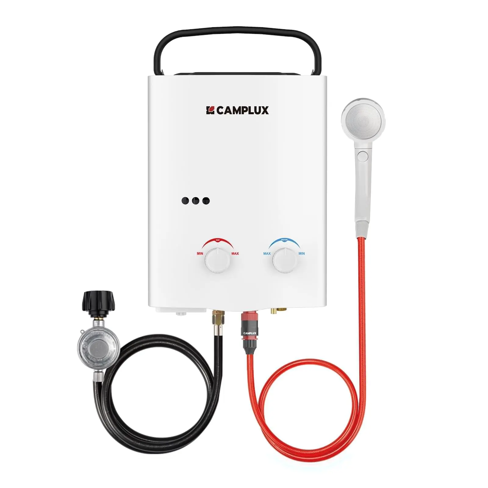 CAMPLUX AY132 Portable Gas-Powered Propane Tankless Water Heater with Magnetic Water Flow Sensor, Instant Heat, CSA Safety Protection, 1.32 GPM, 34000 BTU, 176°F Auto Shutoff, Anti-Freeze for Camping, RV Use, Household Appliance tiktokshopbacktoschool