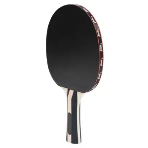 3.0 Table Tennis Paddle - New Recreational Ping Pong Paddle with Black Grip and Orange Accents