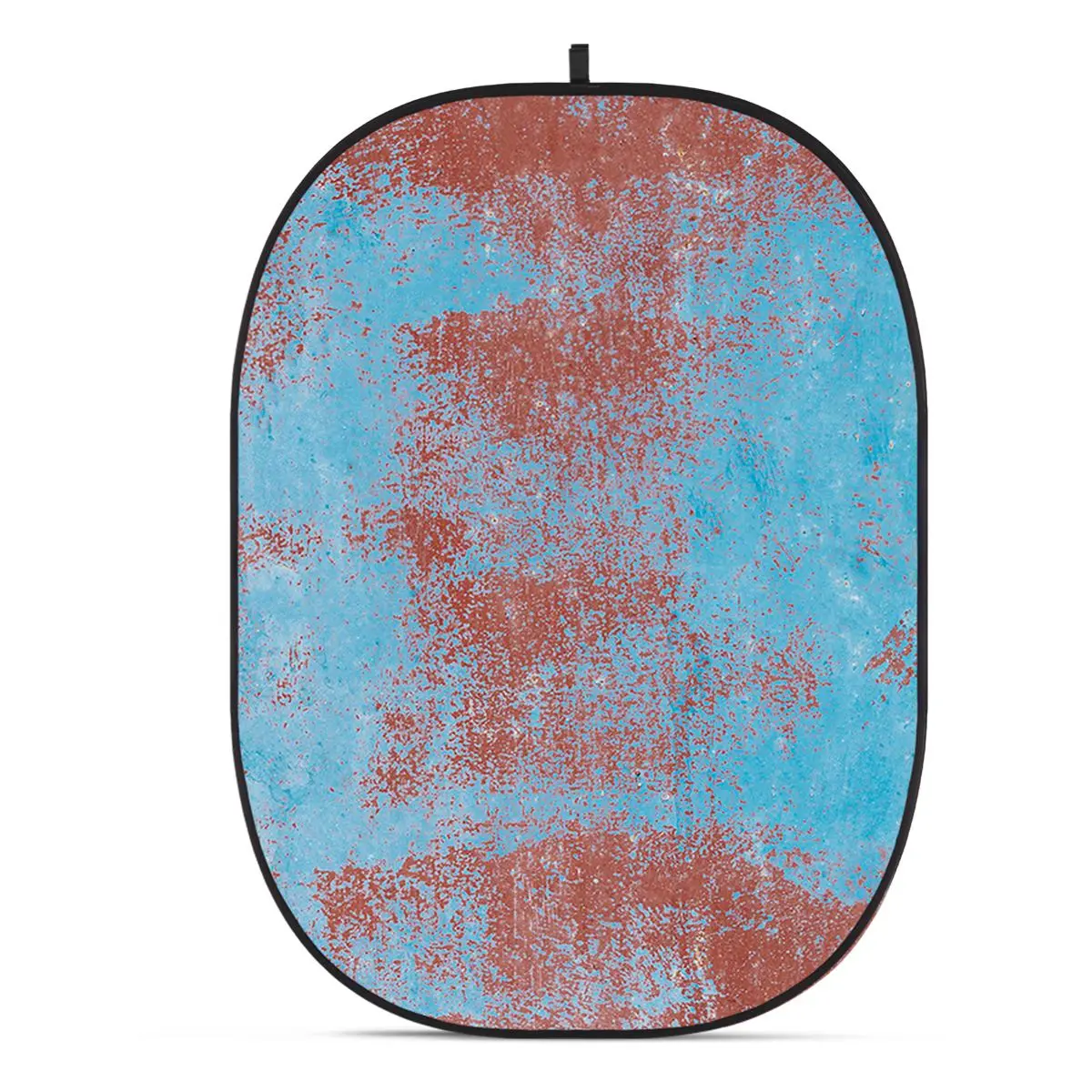 Glow CBA-WR0005 Lightweight Self-Supporting Portable Vintage Aesthetic 5x6.5' Fabric Collapsible Backdrop, Rusty Wall for Camera Photography Accessories