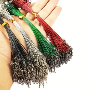 Luoyang Steel Wire Anti-Bite Line with Eight-Character Ring Fishing Gear Accessories Fishing Tackle Fishing Guide Line Fishing Equipment Fishing Setups Outdoor Fishing Supplies