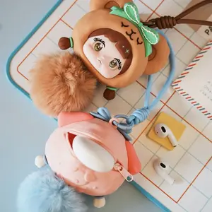 【TOPTOY】Nommi Forest Melodies Series Earphone Case Blind Box, Cute Figures, Bag Pendant, Collectible Toys, Birthday & Holiday Gift,Summervibes
