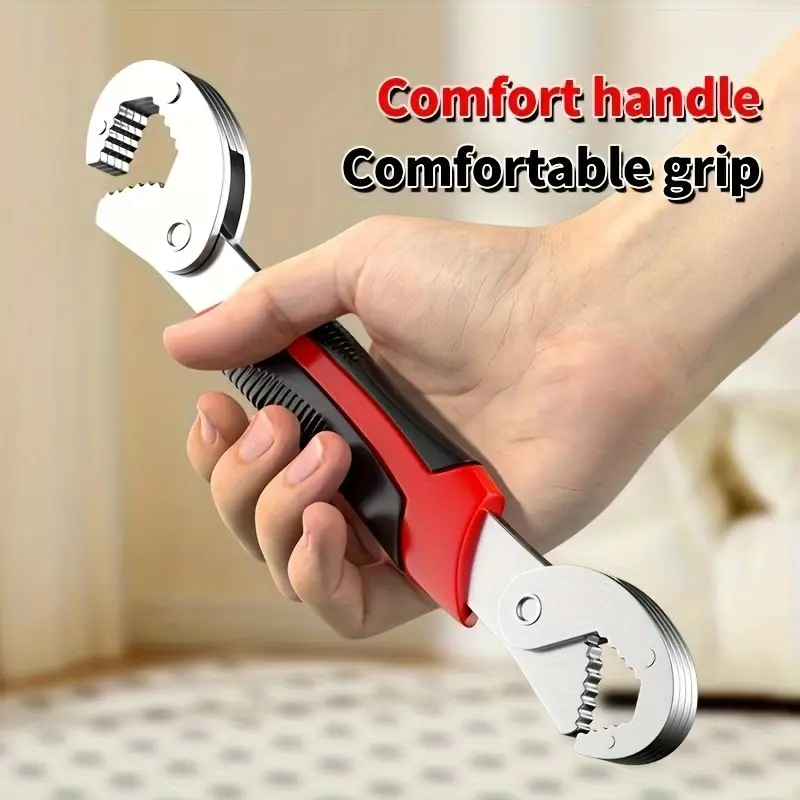 Multifunctional Adjustable Wrench Tool, Large Opening Quick Release, Durable Hand Tools for Home Repair & DIY Projects, Adjustable Wrench With Durable Construction And Ergonomic Grip