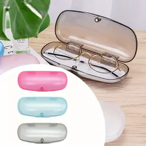 3 Piece Portable Travel Eyeglasses Case, Convenient To Carry Reading Glasses Sunglasses Storage Case, Translucent Eyeglass Protective Case