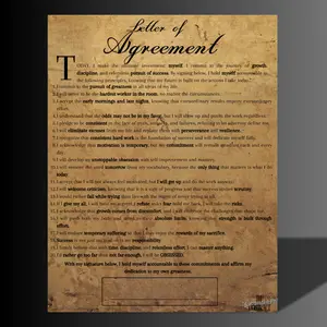 The Commitment Contract: Letter of Agreement | Motivation | Discipline | Challenge